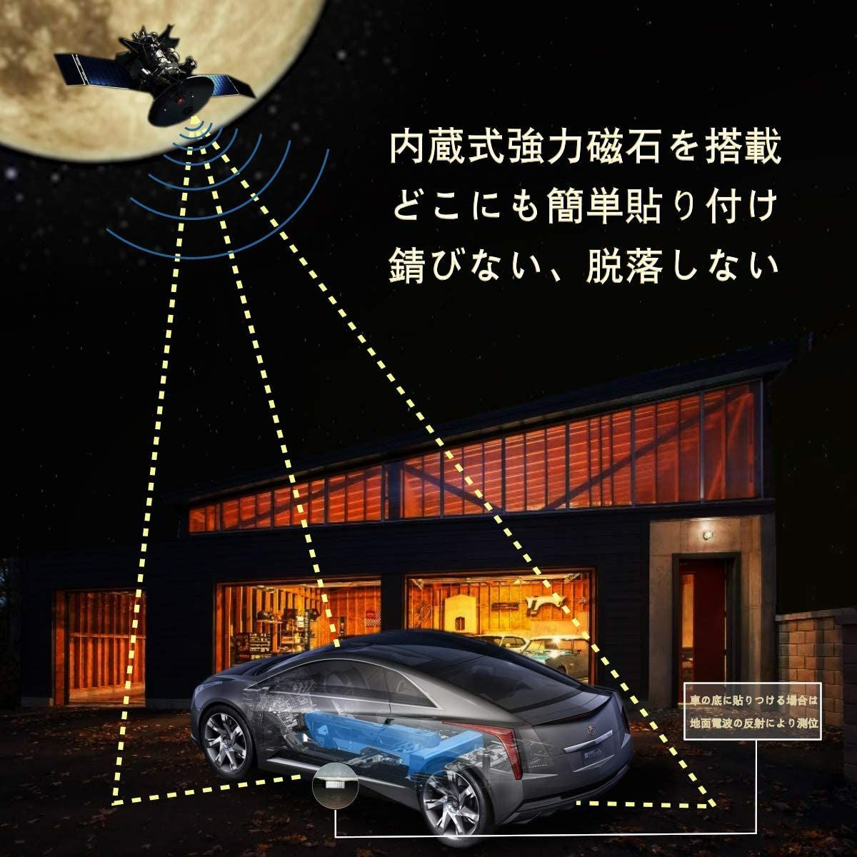 CloudGPS《公式》 車両追跡用大容量GPS発信機ProLite版【BD100-LH3】